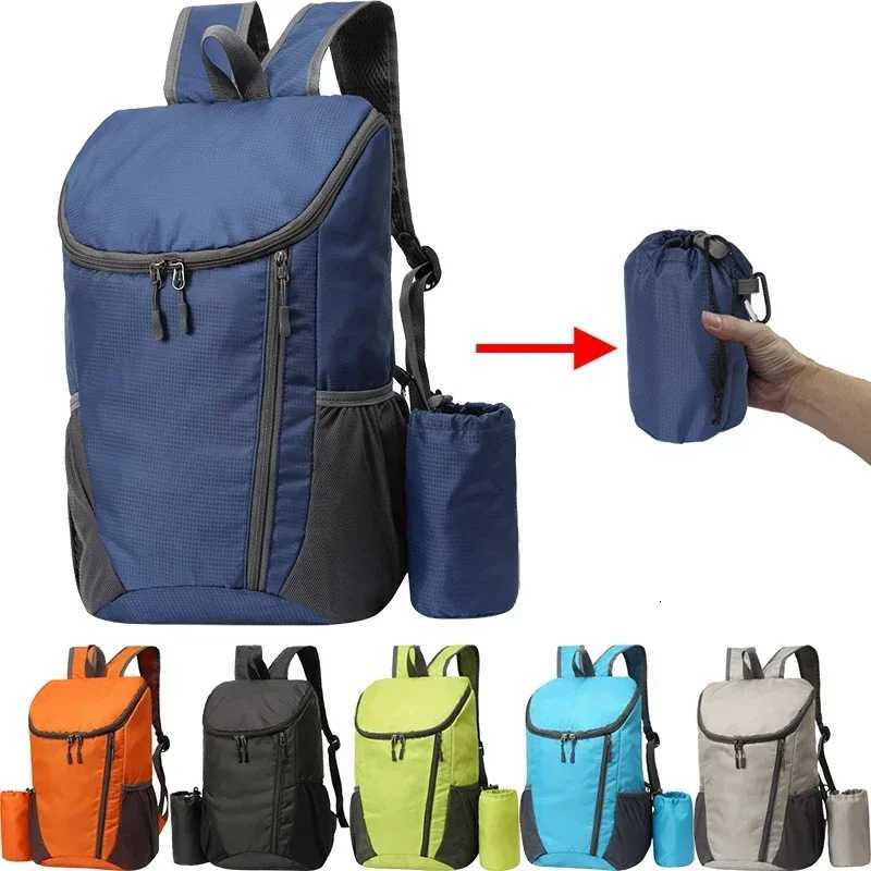 20L Day Pack Portable Foldable Backpack Folding Mountaineering Bag Ultralight Outdoor Cycling Rucksack Travel Hiking Knapsack H251029