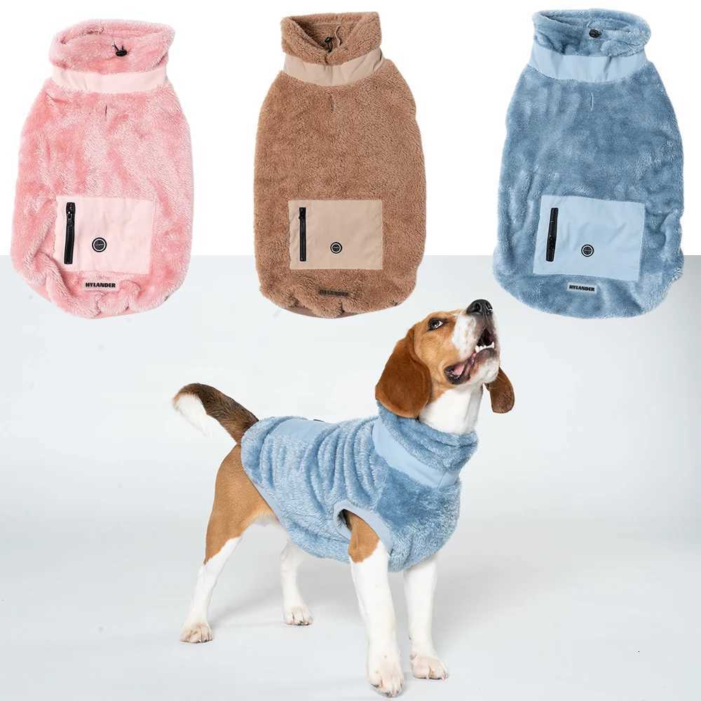 Fleece Dog Coat Vest with Pocket Turtleneck Puppy Outfit Costume Large doggie sweatshirt Pet Clothes for small dogs Chihuahua C251030