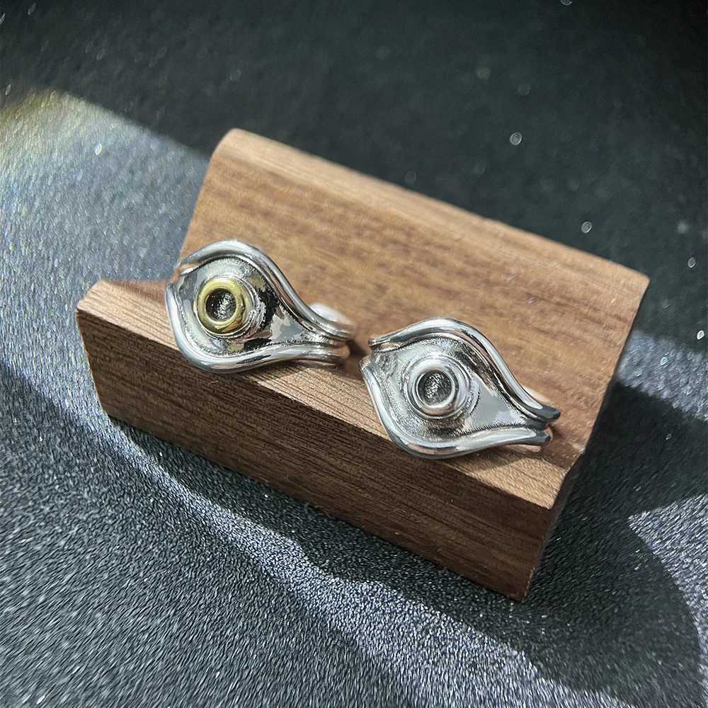 Retro AllSeeing Eye Ring For Men Women Punk Gothic Adjustable Open Ring Silverplated Copper Jewelry Accessories Unisex GiftW251030