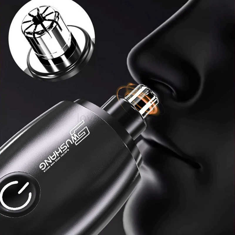 Electric Nose Hair Trimmer Rechargeable Portable Painless Travel Cleaning Tool Men And Women Ears Hair Eyebrow Shaving Z251030