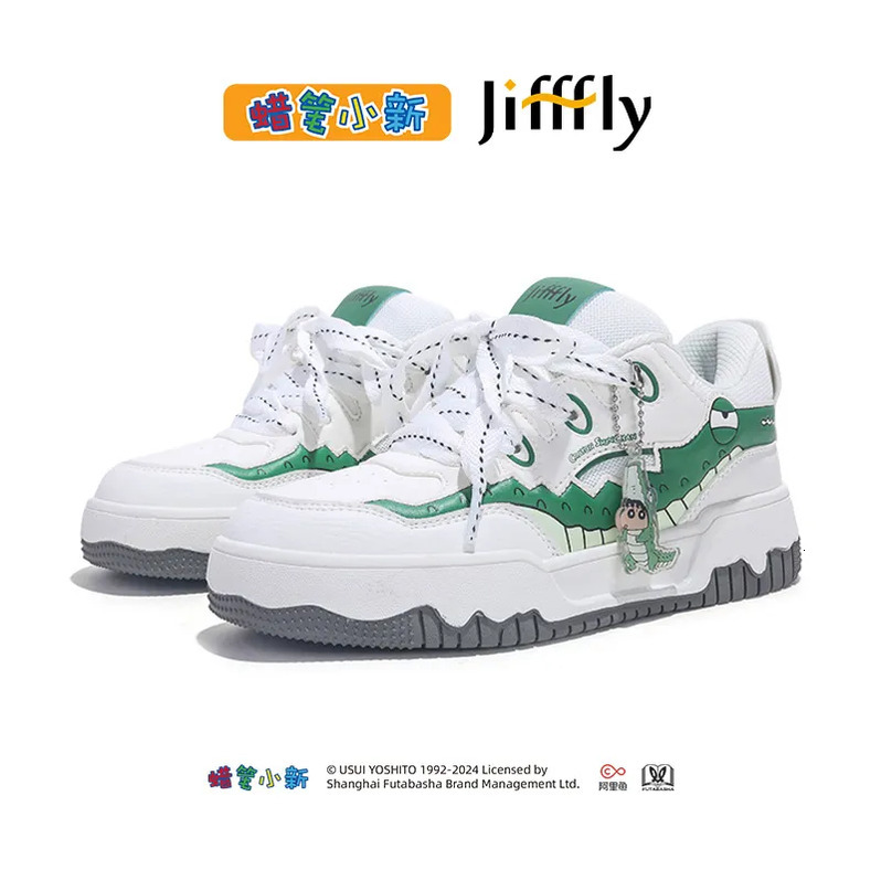 Jifffly 2025 Summer New Crayon Shin - chan Collaboration Bread Shoes Thick - Bottom Versatile Casual Sports Unisex Breathable Lightweight
