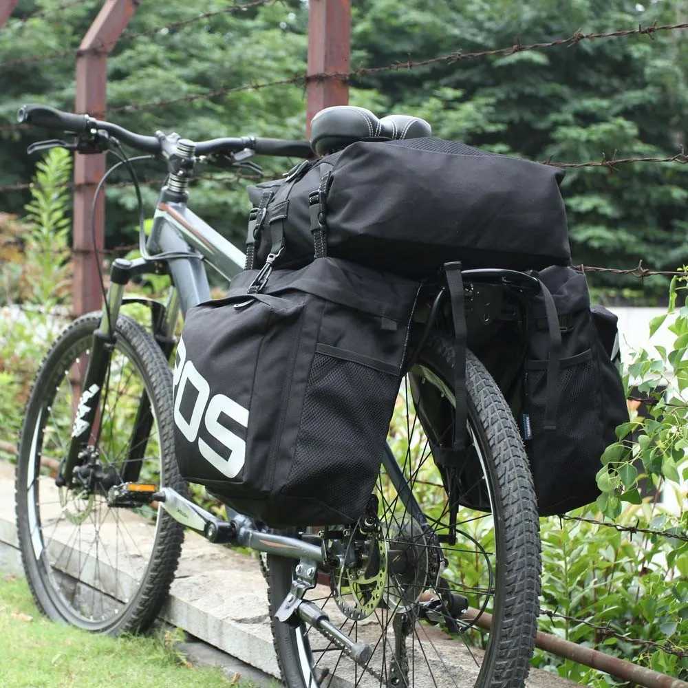 Mountain Road Bicycle Bike 3 in 1 Trunk Bags Cycling Double Side Rear Rack Tail Seat Pannier Pack Luggage Carrier H251029