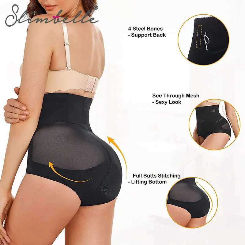 Womens Body Shaper Waist Hip Lifter Tummy Control Shapewear High Waist Flat Belly Panty Shaping Panties Slimming Shorts L251030