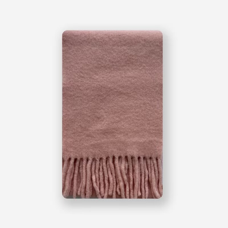 T2198 Wool Solid Color Scarf for Women, Soft and Feminine Winter Style
