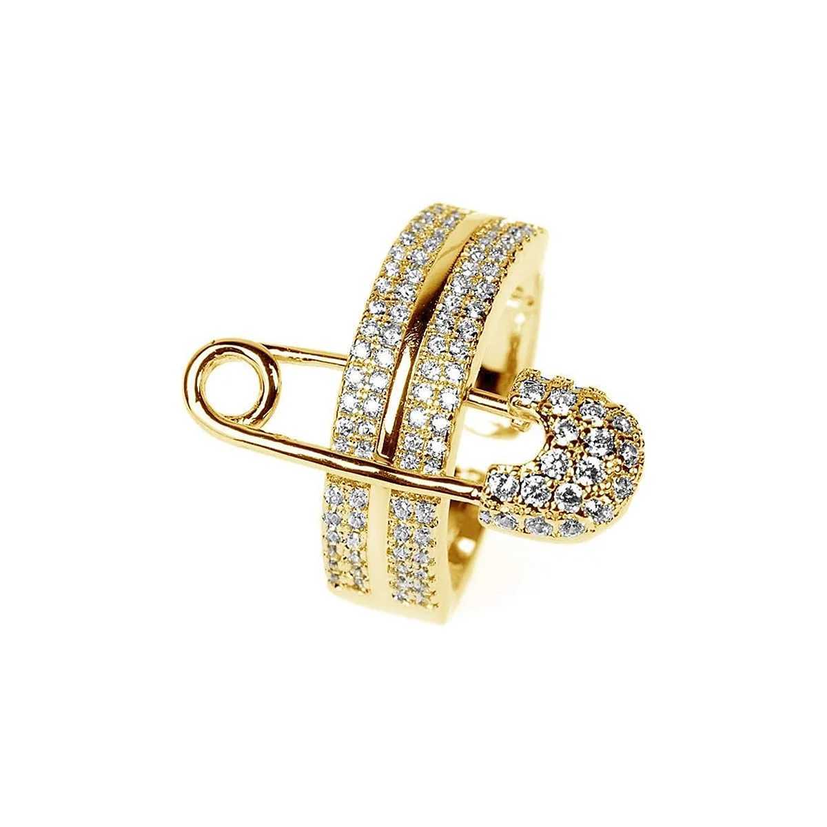 Fashion Pin Connection Three Layers Designer Fashion Ring for Women Valentines Day Gift Jewelry R7393W251030