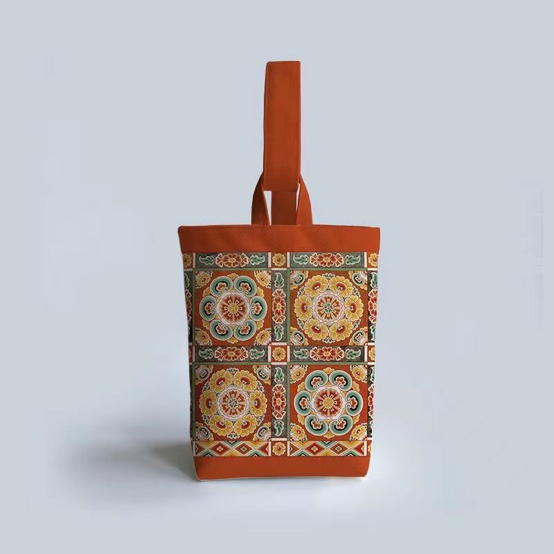 free shipping new arrival chinese-style Dunhuang Flying Apsaras handbag retro Chinese trend hand-held cloth bag hot sale