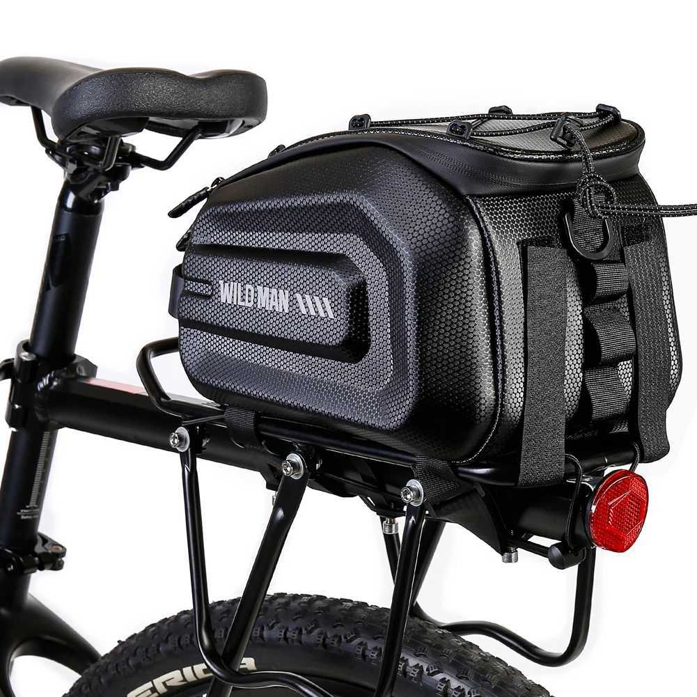 4L Bicycle Luggage Carrier Bag Multifunction Cycling Pannier Pack Large Capacity Waterproof for Outdoor Riding Travel H251029