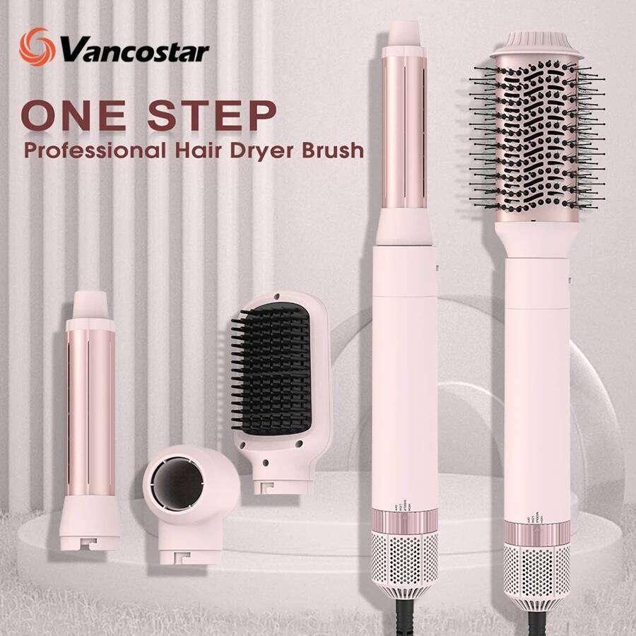5 in 1 Straightener Detachable Curling Iron Dryer Auto Wrap Curlers Fast Drying Hair Styling Electric Brush