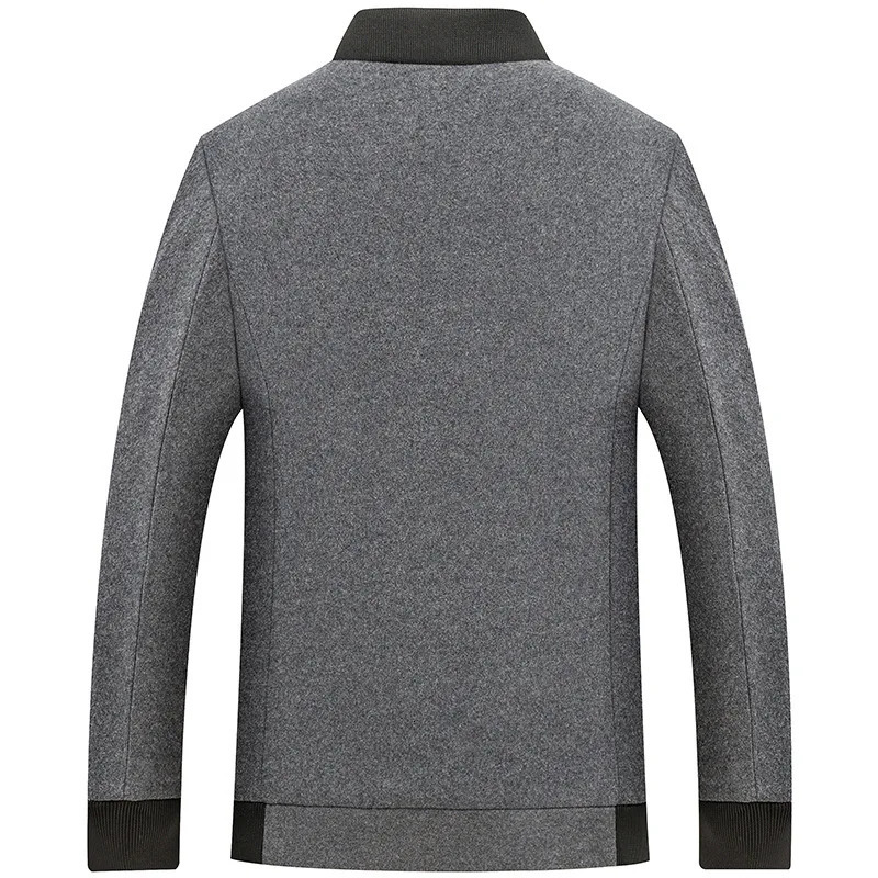 Men Woolen Coats Winter Jackets High Quality Male Business Casual And Thicker Warm Slim Fit Wool 251029