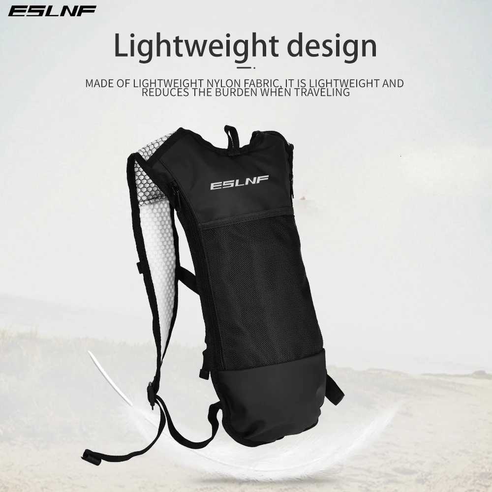 ESLNF Bike Bags Portable Backpack Large Capacity Cycling Water Bag Outdoor Sport Climbing Hiking Pouch Hydration Backpack H251029