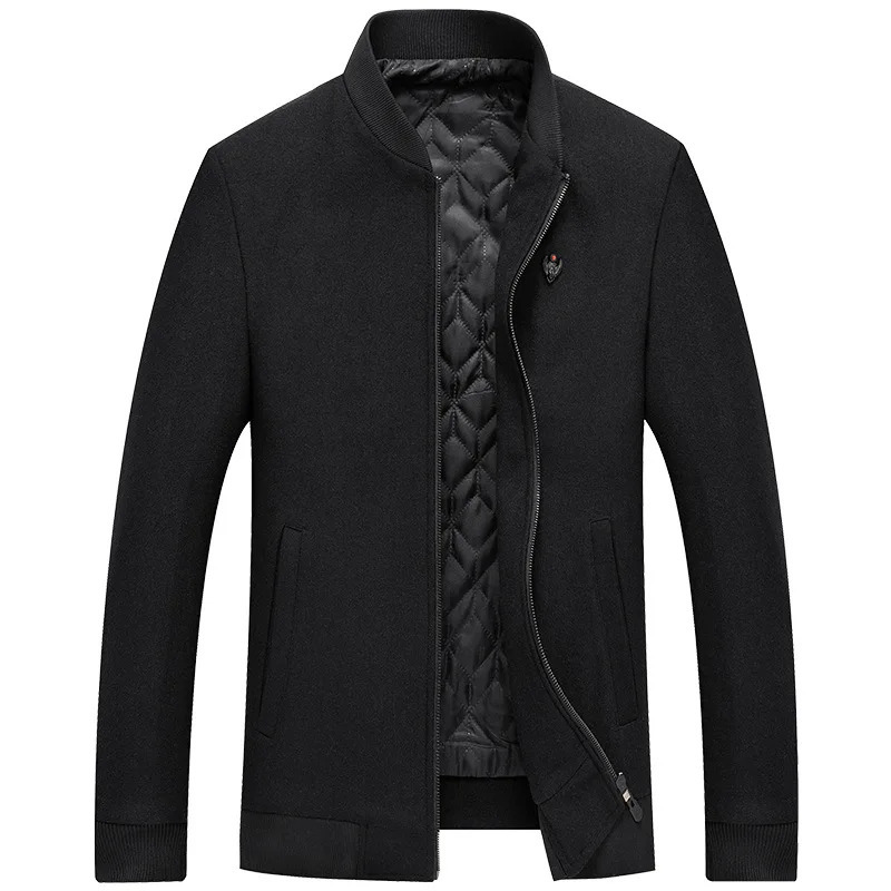 Men Woolen Coats Winter Jackets High Quality Male Business Casual And Thicker Warm Slim Fit Wool 251029