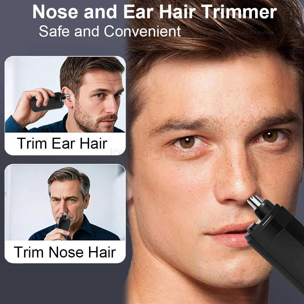 Nose Hair Trimmer Mini Portable Nose Hair Remover Rechargeable Trimmer for Nose and Ears Electric Mens Nose Hair Cutter Clipper Z251030