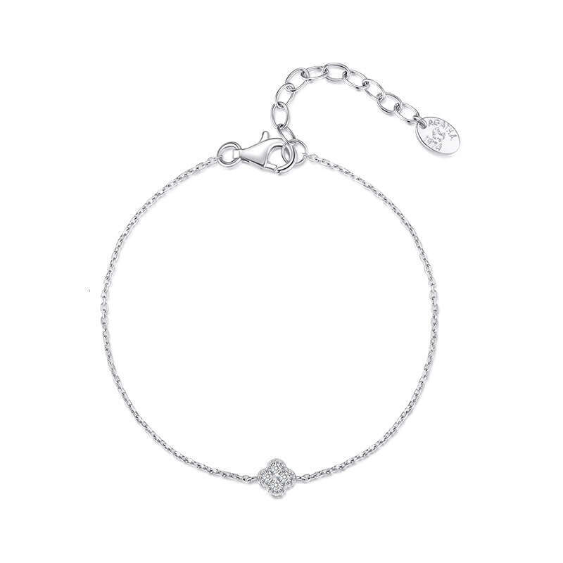 Sun Li French Elegant Lucky Four-Leaf Clover Bracelet Light High-End Exquisite Jewelry High-Precision Electroplating
