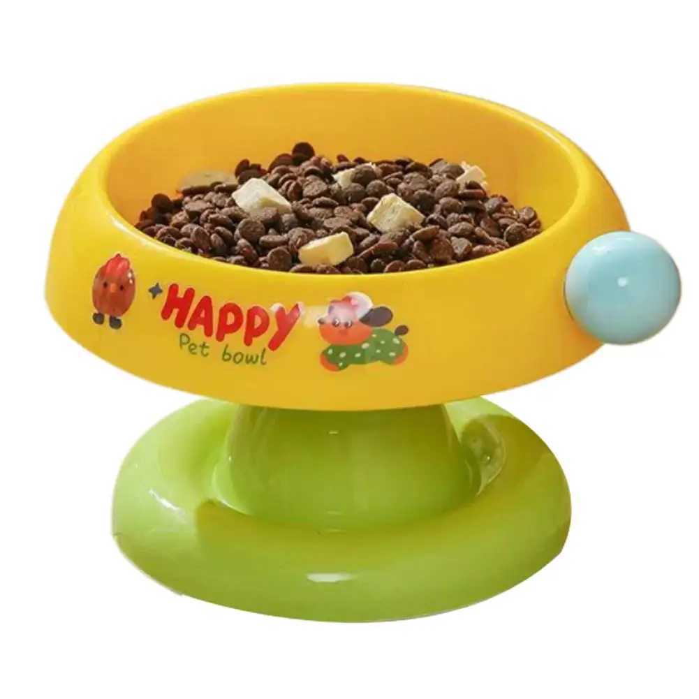 Stainless Steel Pet Bowl NonSlip Durable Cat Food Bowl Dog Bowl Protects Cervical Spine for Kittens And Dogs Easy To Clean J251113