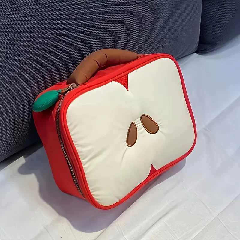 1 Piece Shaped Lunch Bag Cute Fruit Design Portable Insulated Tote Durable Structure for Kids School Picnics Daily J251115