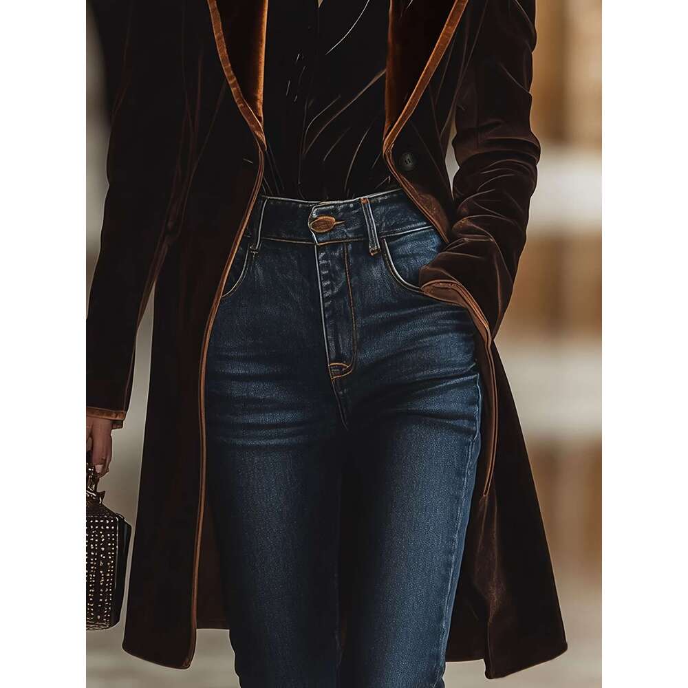 Elegant Coat Elegant Women S Coat Formal Everyday Chic Outerwear Structured Non Stretch Fabric For Office Parties Casual Outfits Timeless Clothing