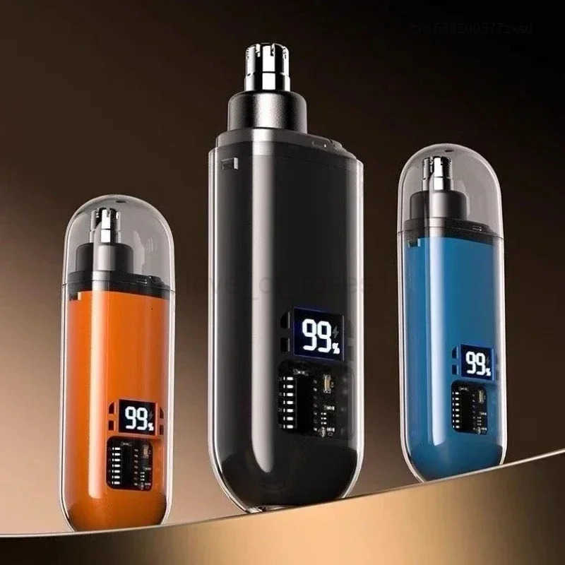 Electric Nose Hair Trimmer TypeC Rechargeable Waterproof Portable Multifunctional for Ear Eyebrow Beard Powerful Trimmer Z251030