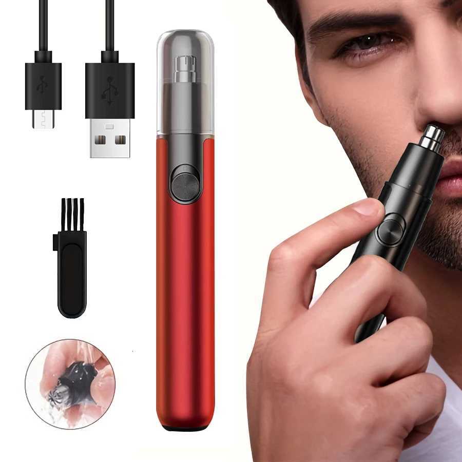 Electric Ear Nose Hair Trimmer For Men USB Charging Portable Nose Hair Trimmer For Men Women Ear Nose Eyebrow Facial Hair Trimme M251029
