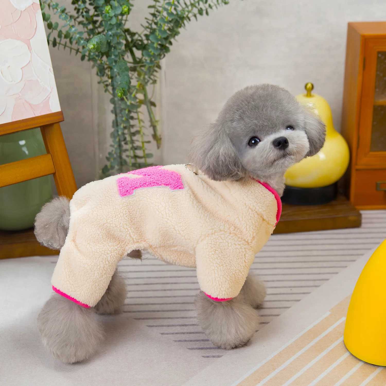 Thermal Velvet Dog Pajamas Winter Small Dog Jumpsuit Puppy Cat Nightshirt Onesies Chihuahua Yorkie Poodle Boy Dog Clothes C251030