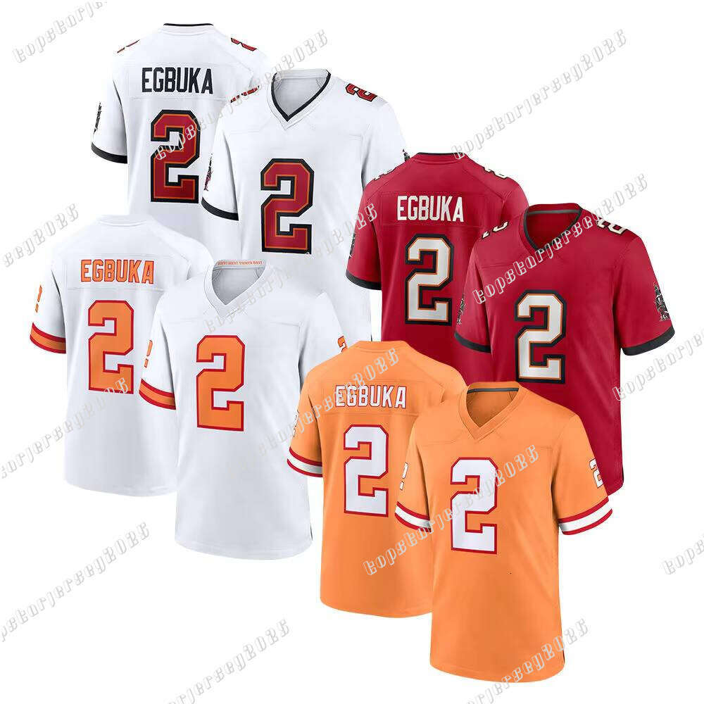 Men American Football Jersey 2 Emeka Egbuka 50th Season Game Jersey ed