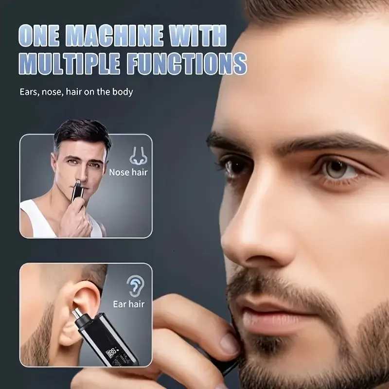 Nose Hair Trimmer with Builtin Battery Rechargeable Ideal for MenS Personal Care Neat Image Maintenance Nose Hair Trimmers M251030