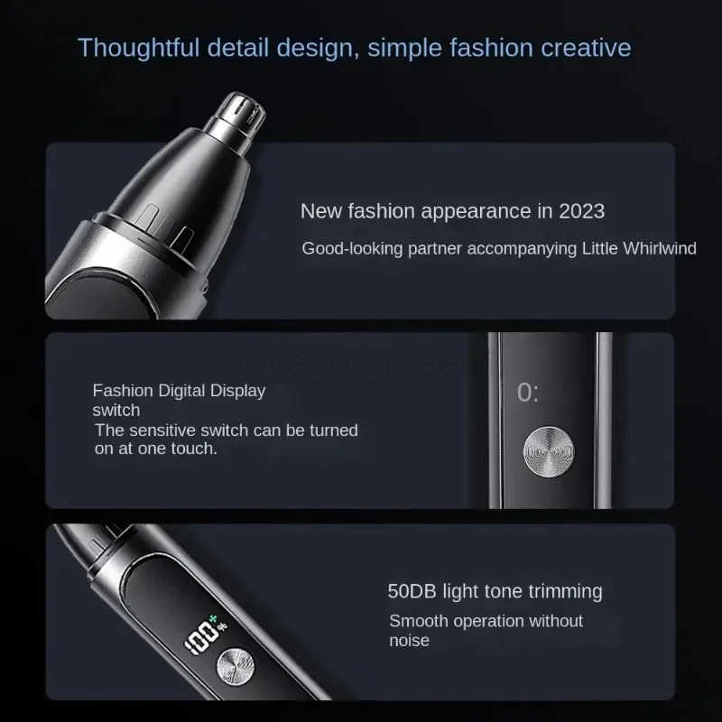Electric Nose Hair Trimmer for Men and Women Available with Low Noise Portable Mini Rechargeable Electric Nose Hair Clipper Z251030
