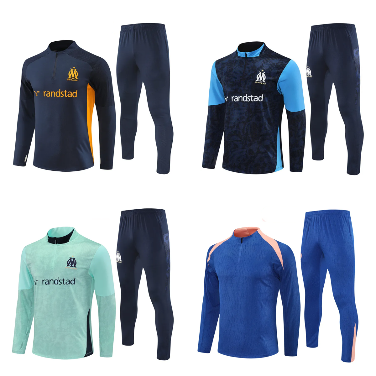 2025 2026 OM football tracksuit Men and kids survetement training suit 24 25 26 soccer tracksuit football jogging Survetement Foot chandal futbol