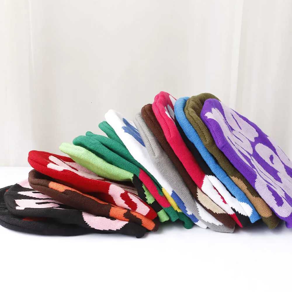 2024 new popular winter knitted streetwear westwood beanie jacquard custom beanie y2k acrylic hip hop mea culpa hat capsXJ251030