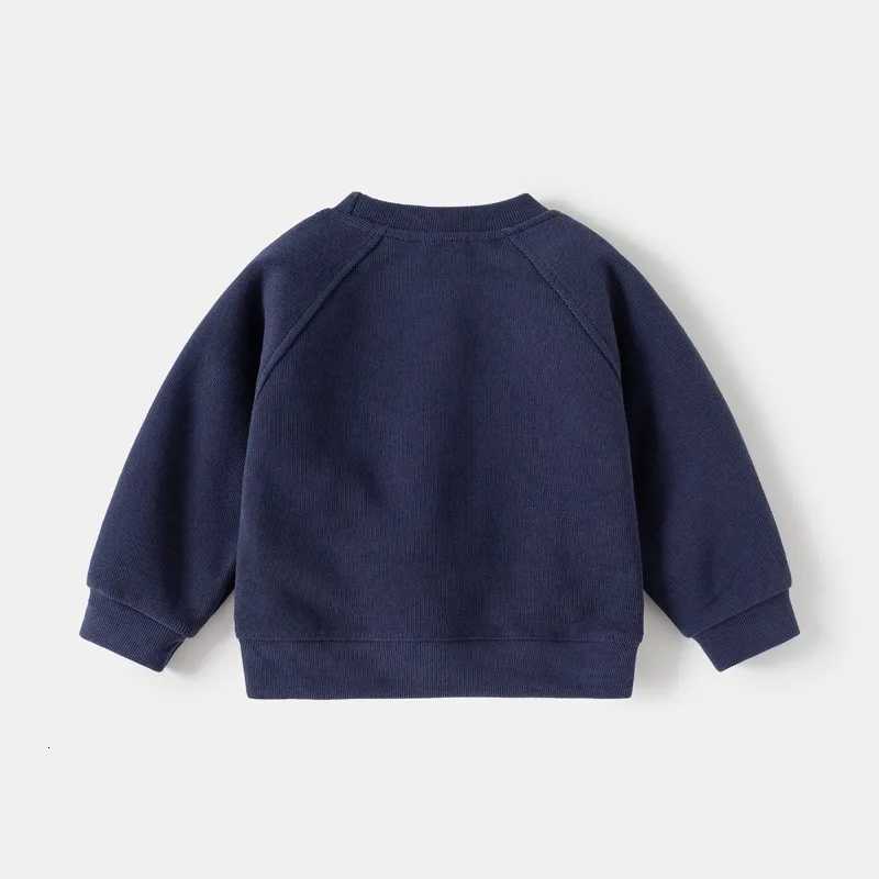 Baby Boys Sweatshirt Kids Embroidery Horse Hoodies Toddler Round Collar Pullover 2025 Spring Autumn Childrens ClothingT251030