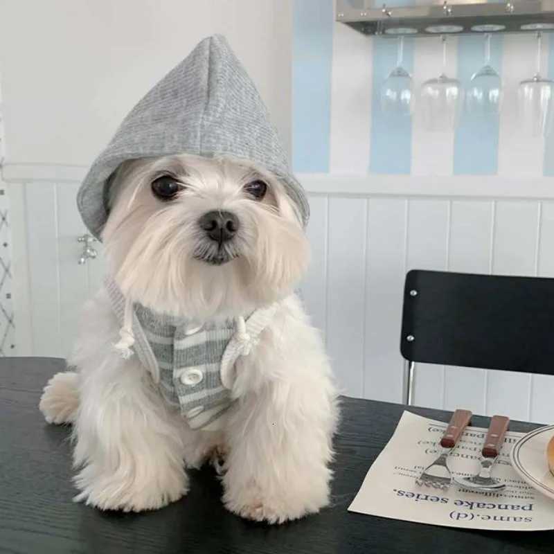 Autumn Pet Dog Clothes Fashion Striped Dog Hoodies Cute Soft Puppy Sweatshirt Warm Cat et Coat Pet Hoodies Chihuahua Apparel C251030