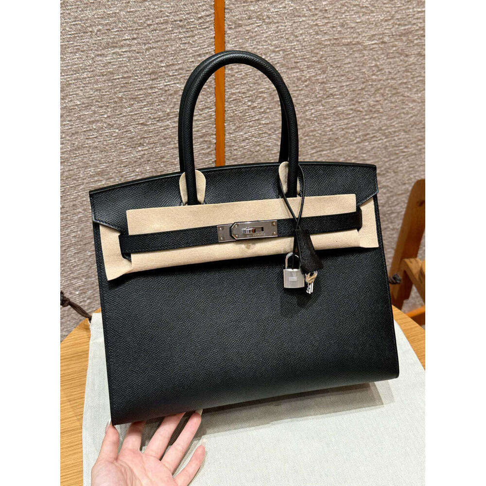 Bag Handbag Exempt From Customs Duty Designer Women's Brown Handbag 25Cm Genuine Leather Lock Inner Zipper Pocket Fashion Shoulder crossbody bag women fashion bag