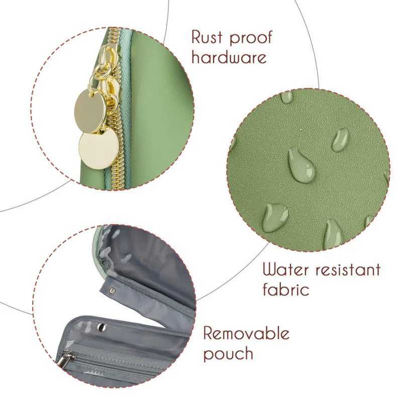 New Waterproof Toiletry Bag Cosmetic Bag Storage Bag With Hook Toiletry Bag Travel Bag Toiletries Storage Bag J251115