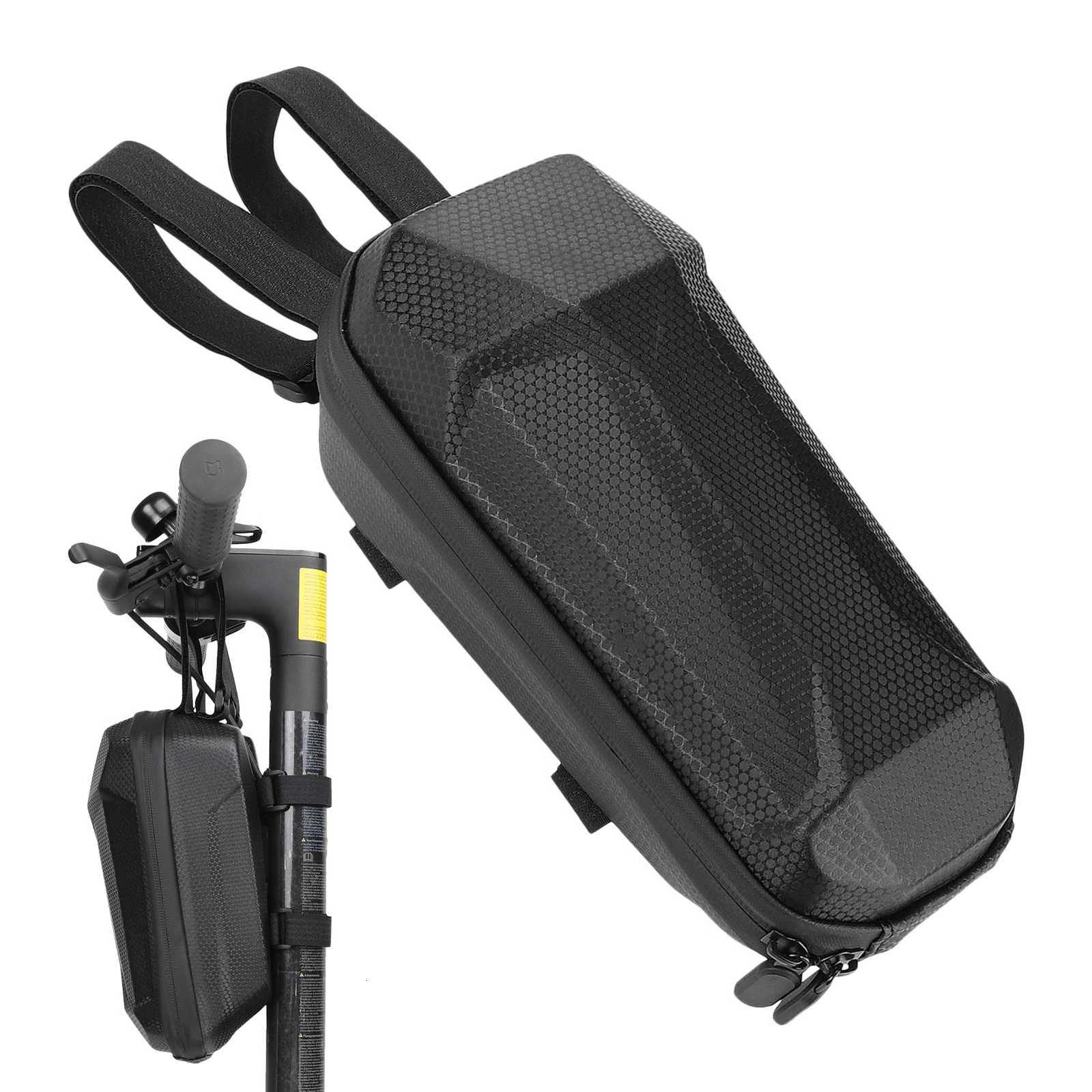 Mountain Bike Bags EVA Hard Shell Scooter Bag 2L Waterproof Electric Scooter Handlebar Bag Quick Release Cycling Tool Storage H251029