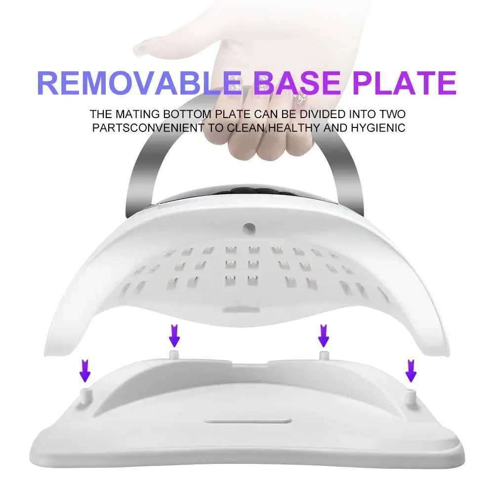 X17 MAX UV LED Nail Lamp For Drying Gel Nail Polish Professional 72 LEDS Nail Dryer Light With Touch Screen Timer Auto Sensor L251030