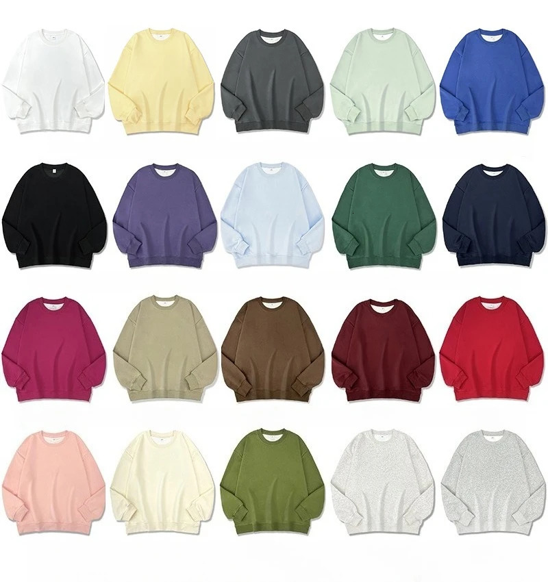 2025 Women Simple Pullover Female Fashion Harajuku Streetwear Solid Color ONeck Hoodie Autumn Winter Loose Casual Tops 251030