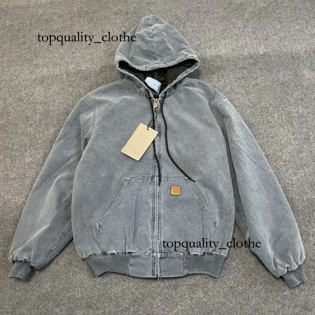 Cartharrt Jacket Designer Mens Jacket Fashion Brand Detroit Jackets For Men Casual Loose Fitting Loos Padded Coats Hip Hop Long Pants Trousers F39 2Ed 697