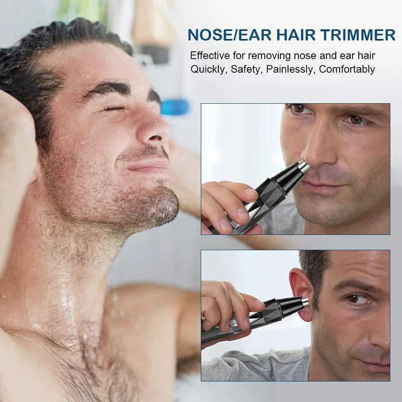 Men Electric Shaving Nose Ear Trimmer Safe Face Care Rechargeable Nose Hair Trimmer for Men Shaving Hair Removal Razor Beard M251030