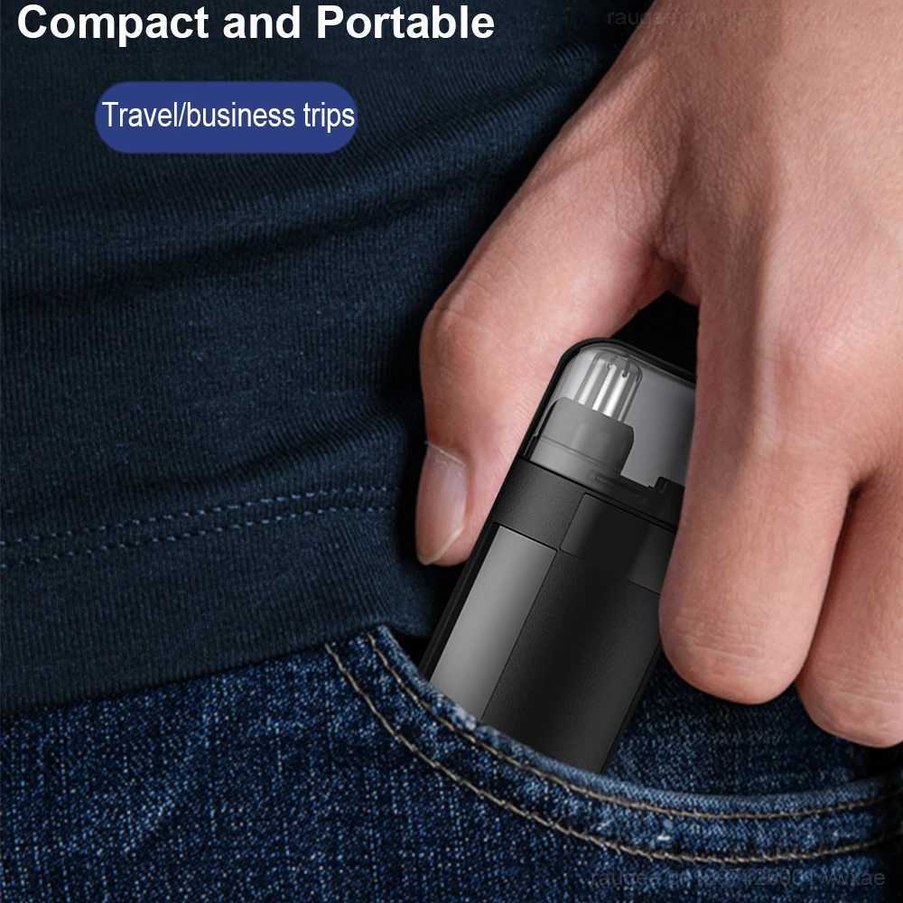 Nose Hair Trimmer Mini Portable Nose Hair Remover Rechargeable Trimmer for Nose and Ears Electric Mens Nose Hair Cutter Clipper M251030