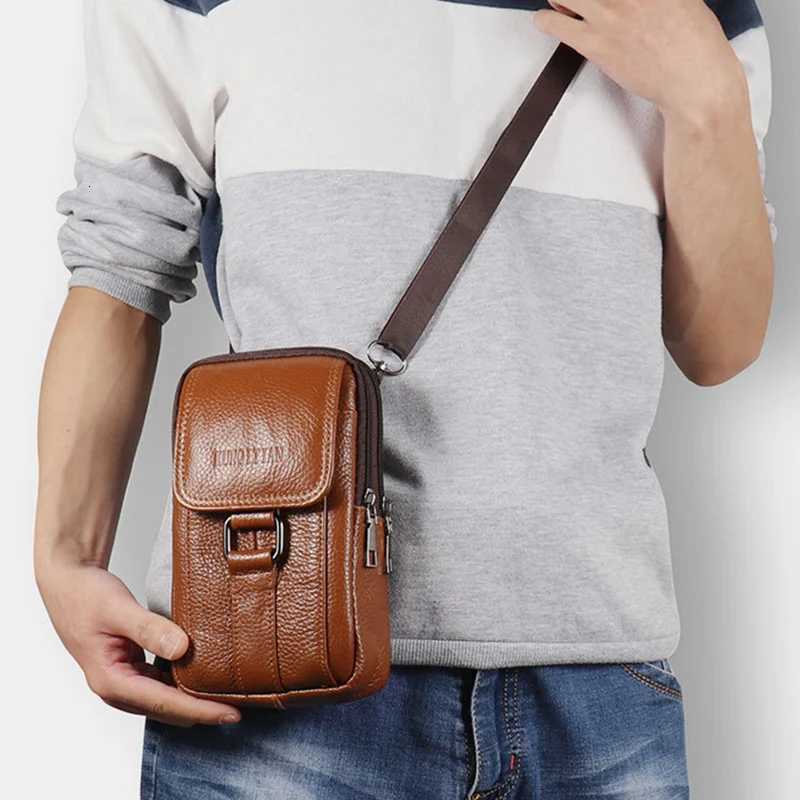 Portable Men Messenger Waist Bag Cell Phe Belt Pack Fi Simple Mtipockets Casual Backpack Outdoor Sport Hiking Sahel Y251011