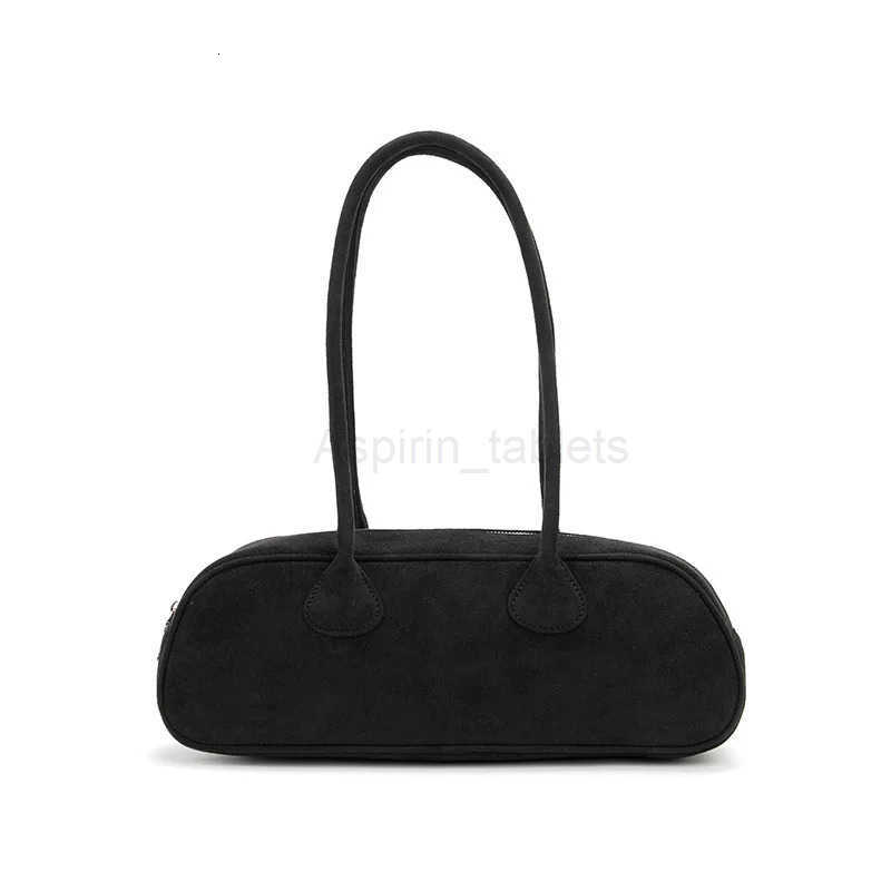 Fashionable New Trendy Small Design Suede Vegan Faux Fur French Bag for Women Soft and Plush Handheld Single Shoulder Bag M251030