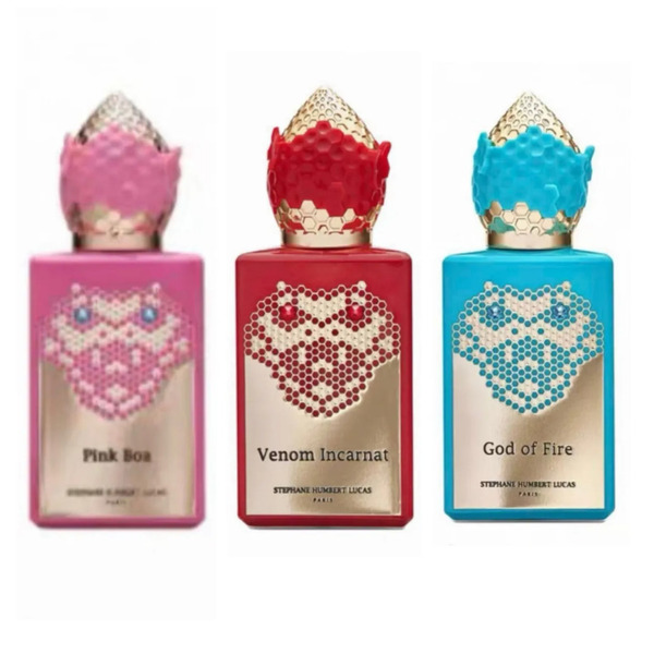 Stephane Humbert Lucas Perfume 50ml La Collection Serpent Venom Incarnat Pink Boa God of Fire Parfum Fragrances Quality Eau De Parfum Lasting Smell Cologne Spary
