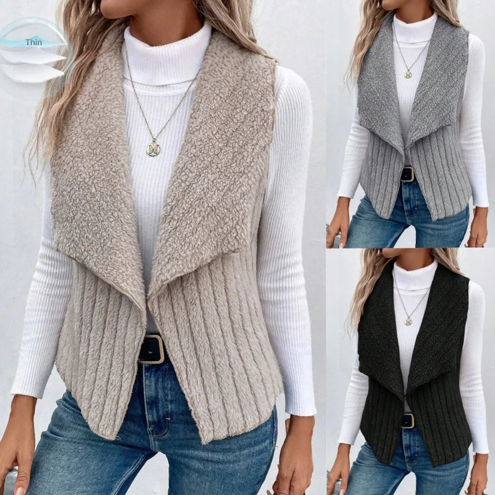 Casual Vest for Women Clothing Fashion Clothes Coats Women Jackets Autumn Streetwear Comfortable Elegant Cardigan Outerwear 251024