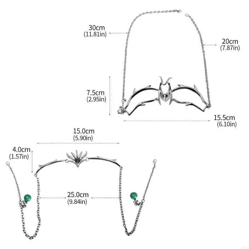 N5KA 2Pcs Punk Cyborgs Masquerade Mask Half Face Magics Balls Metal Mask Irregular Fluid Face Decoration for WomenW251029