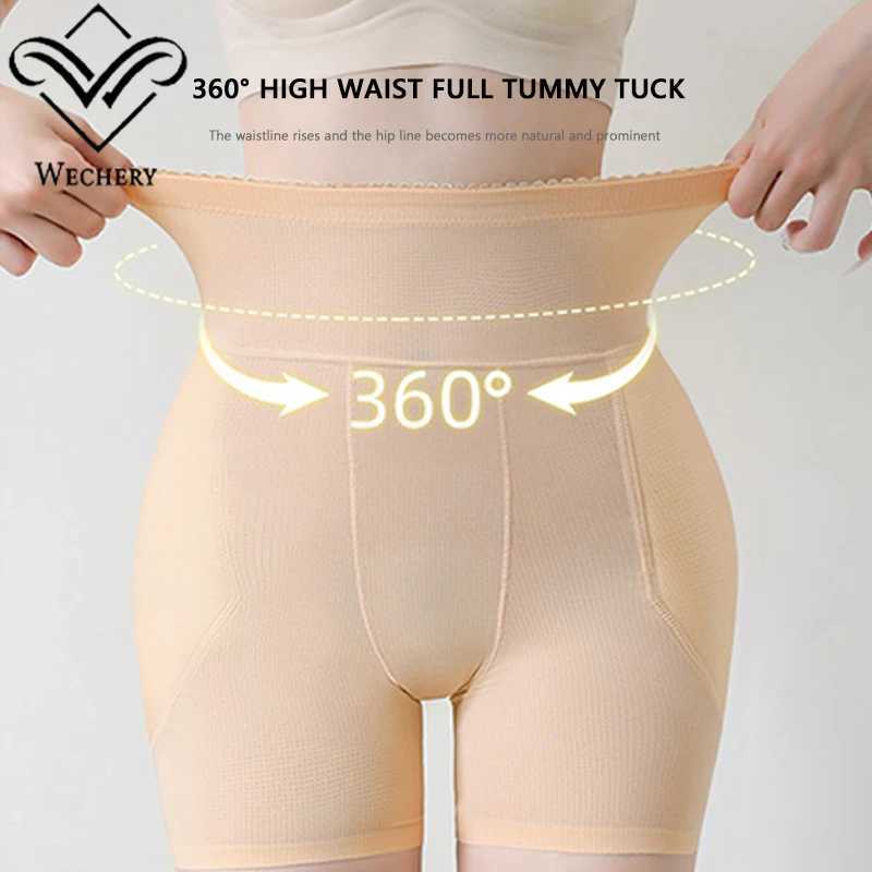 Wechery Underwear Women Fake Asses Tummy Control Butt Lifte Breathable Hip Pads Panties Buttocks Enhancer Body Shapewear L251030