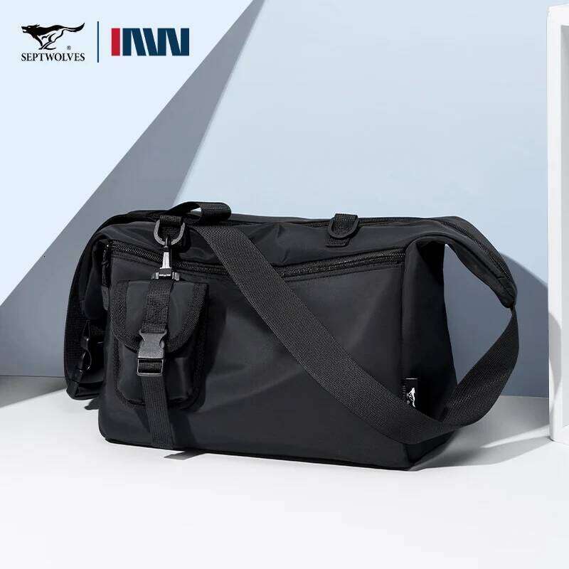 Designer bag 52 Septwoes Fashion Waterproof Nylon Men Shoulder Male Casual Large Crossbody Messenger Bag Cycling Traveling Side Package