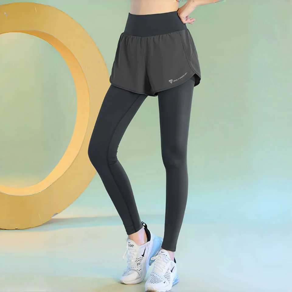 PHIGEER High Waist Yoga Pants For Women Autumn Slim Fit Workout Leggings Sports Trousers Lightweight Sweatpants With Pocket New J251030