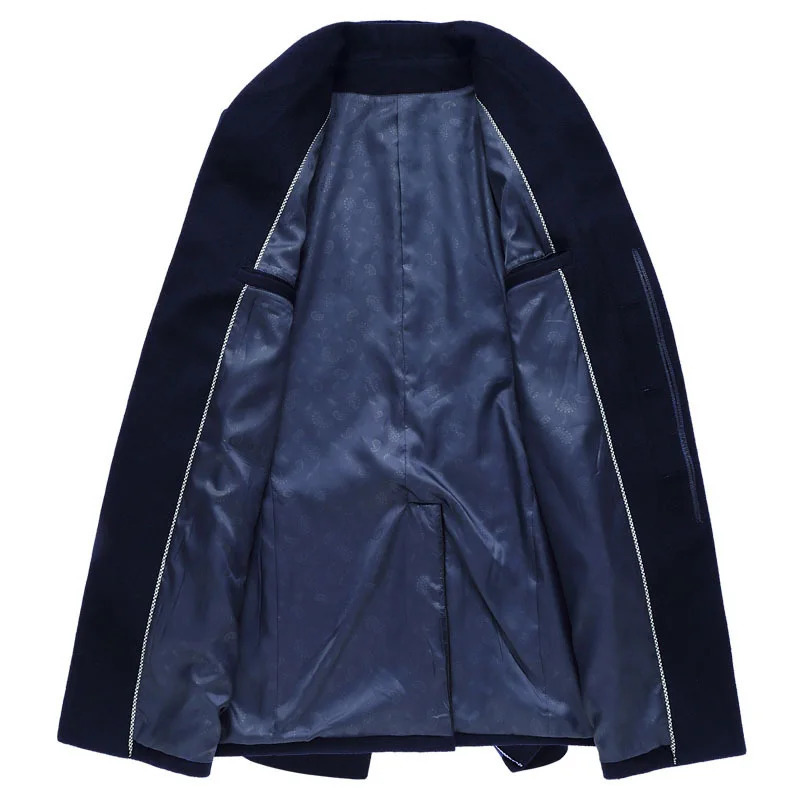 Oversized Mens Wool Overcoat 5XL High Quality Business Casual Winter Jacket Coat Men Clothing Woolen Coats A2F6009 251029