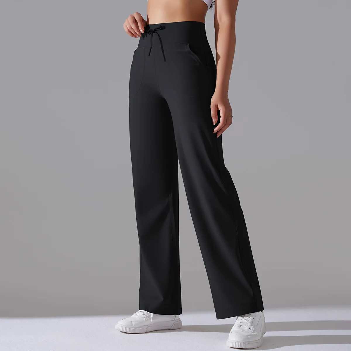 Yoga Straight Leg Sweatpant Straight Leg Womens Loose Tracksuit Pants Wide Leg Outdoor Gym Runing Casual Tracksuit Pants J251030