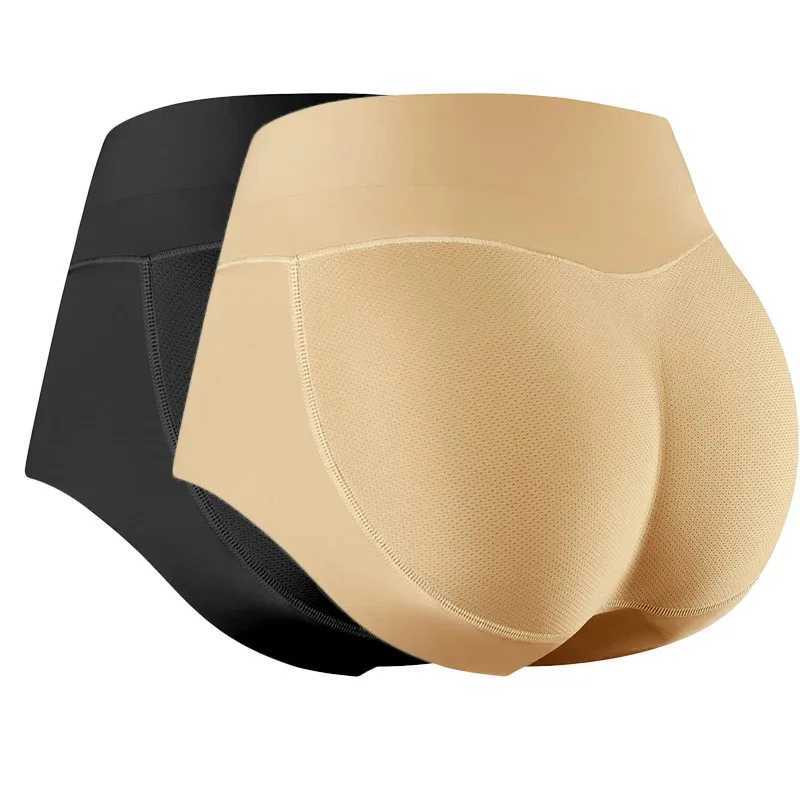 Women Body Shaper Buttocks Padded Panties MidWaist Hip Pad Fake Butt Lifter Underwear With Filling L251030