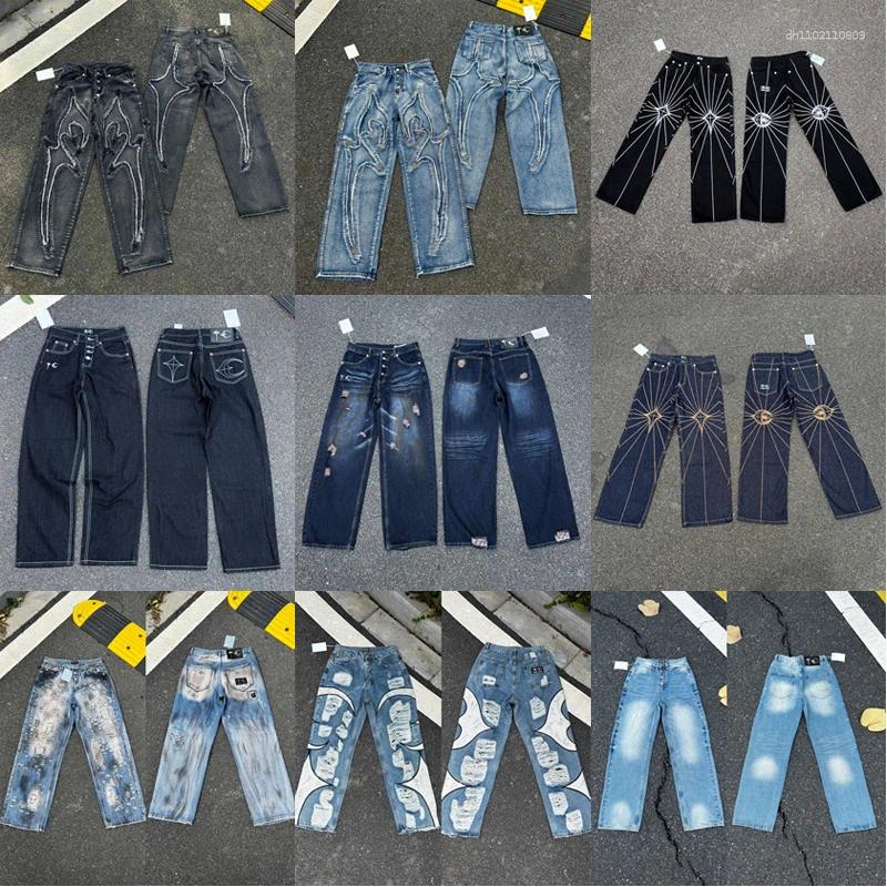 Men's Jeans High-quality Real Po Thug Club Pants Hip-hop Style Classic Streetwear Trend Denim Trousers Unisex